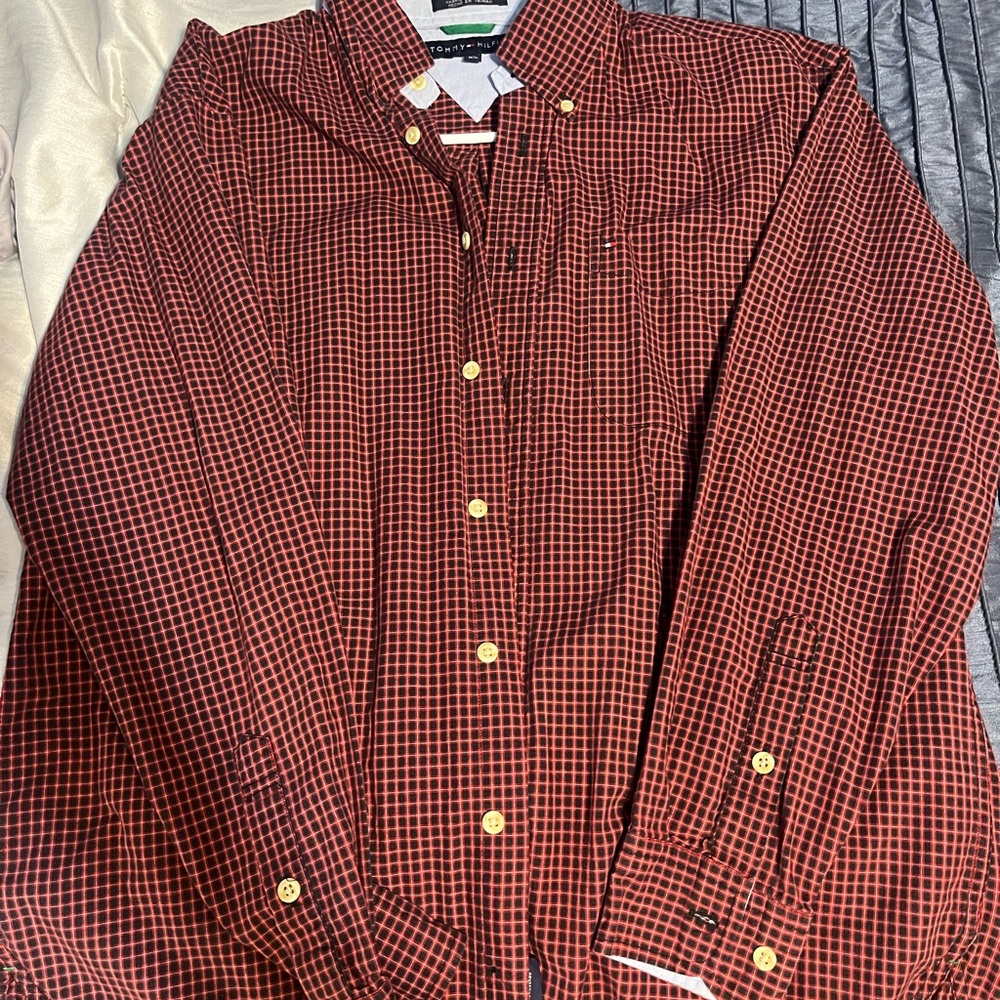 tommy hilfiger button up